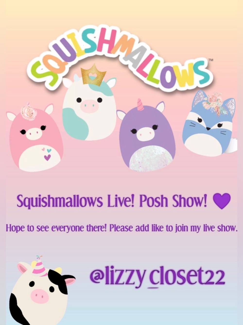 Squishmallows Live Show Notification